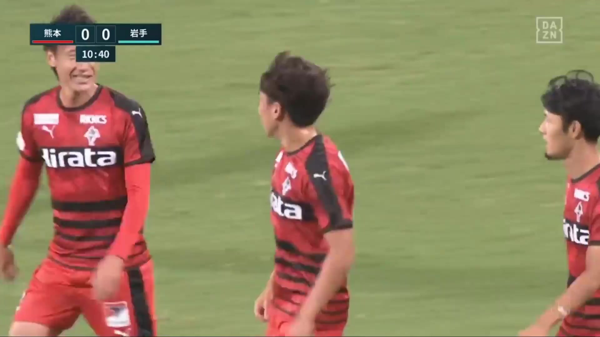 JPN D2 Roasso Kumamoto Vs Grulla Morioka 10 ทำประตู  ประตู, ทำคะแนน 1:0