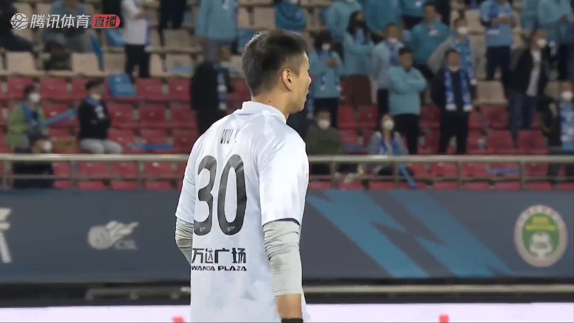 CHA CSL Dalian Pro Vs Hebei FC 30 ทำประตู Gao Huaze ประตู, ทำคะแนน 1:1