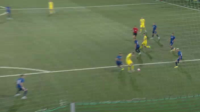 UEFA  U21Q Slovakia U21 Vs Ukraine U21  Goal in 50 min, Score 2:2