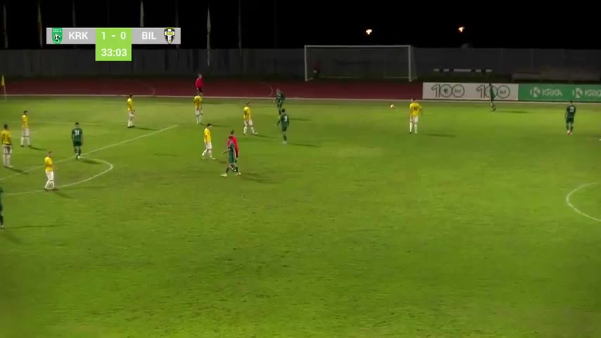 SLO D2 Krka Vs NK Bilje  Goal in 33 min, Score 2:0