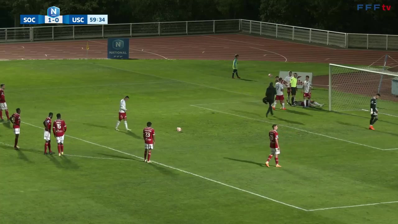 FRA D3 Cholet So Vs Concarneau  Goal in 62 min, Score 1:1