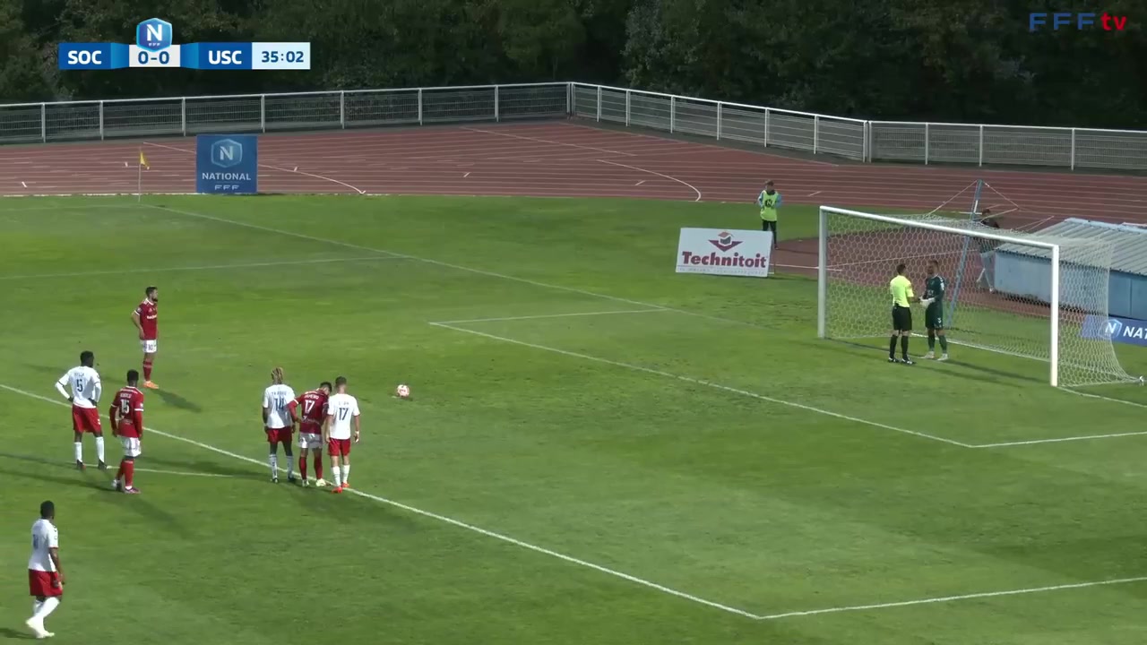 FRA D3 Cholet So Vs Concarneau  Goal in 35 min, Score 1:0