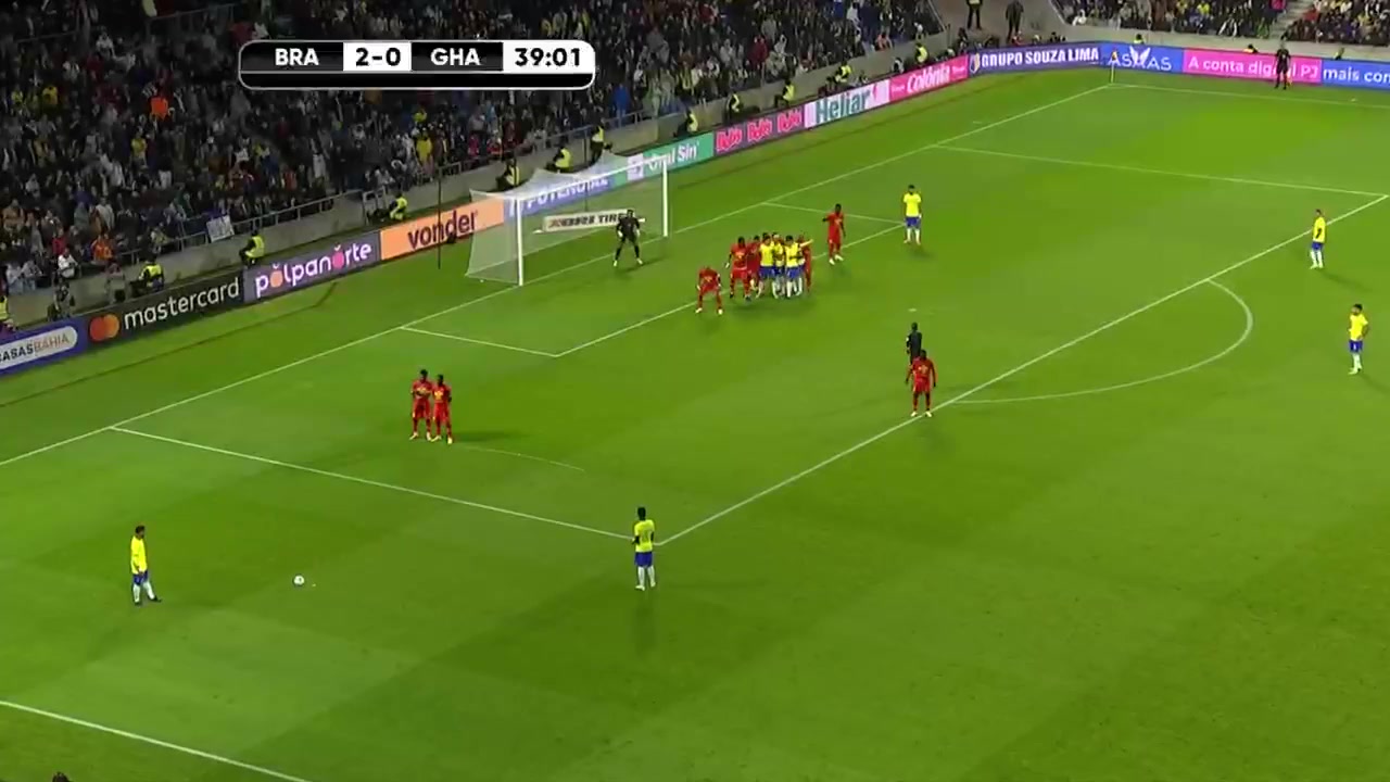 INT FRL Brazil Vs Ghana 39 phút Vào, ghi bàn 3:0