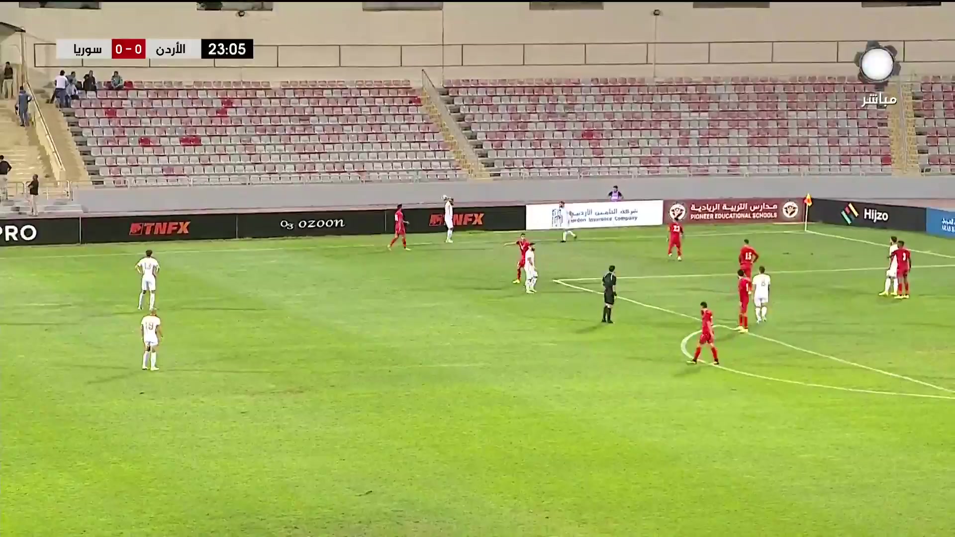 INT FRL Jordan Vs Syrian 24 phút Vào, ghi bàn 1:0