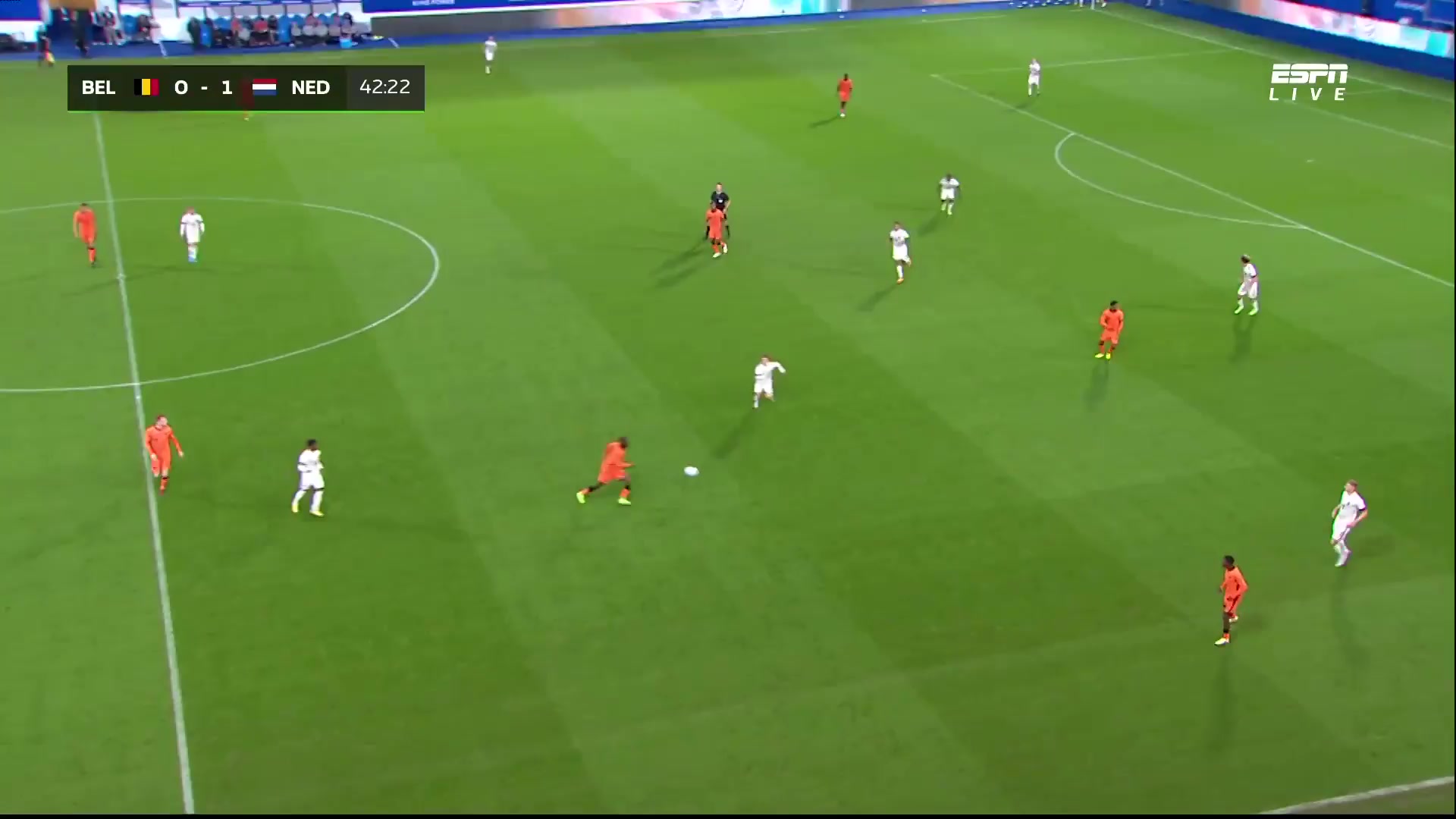 INT FRL Belgium U21 Vs Netherlands U21 43 phút Vào, ghi bàn 0:2