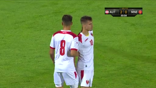 INT FRL Austria U21 Vs Montenegro U21 31 phút Luca KronbergerVào, ghi bàn 3:0