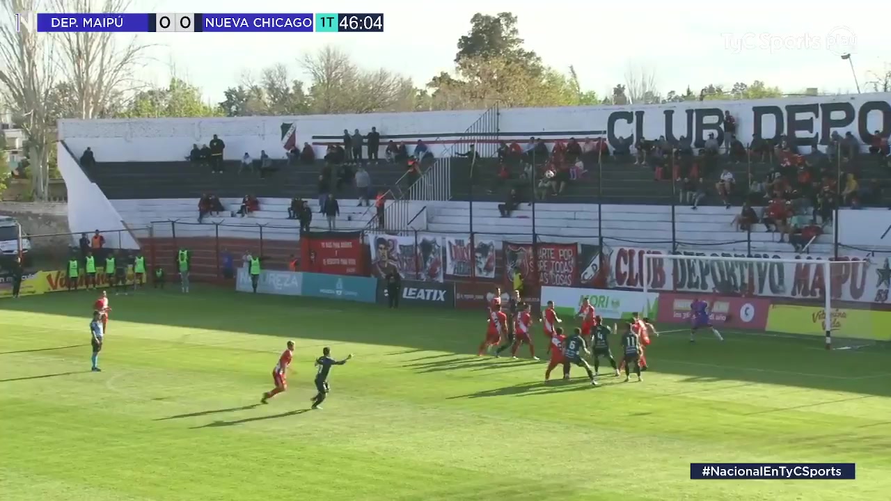 ARG D2 Deportivo Maipu Vs Nueva Chicago 45+ phút Vào, ghi bàn 1:0