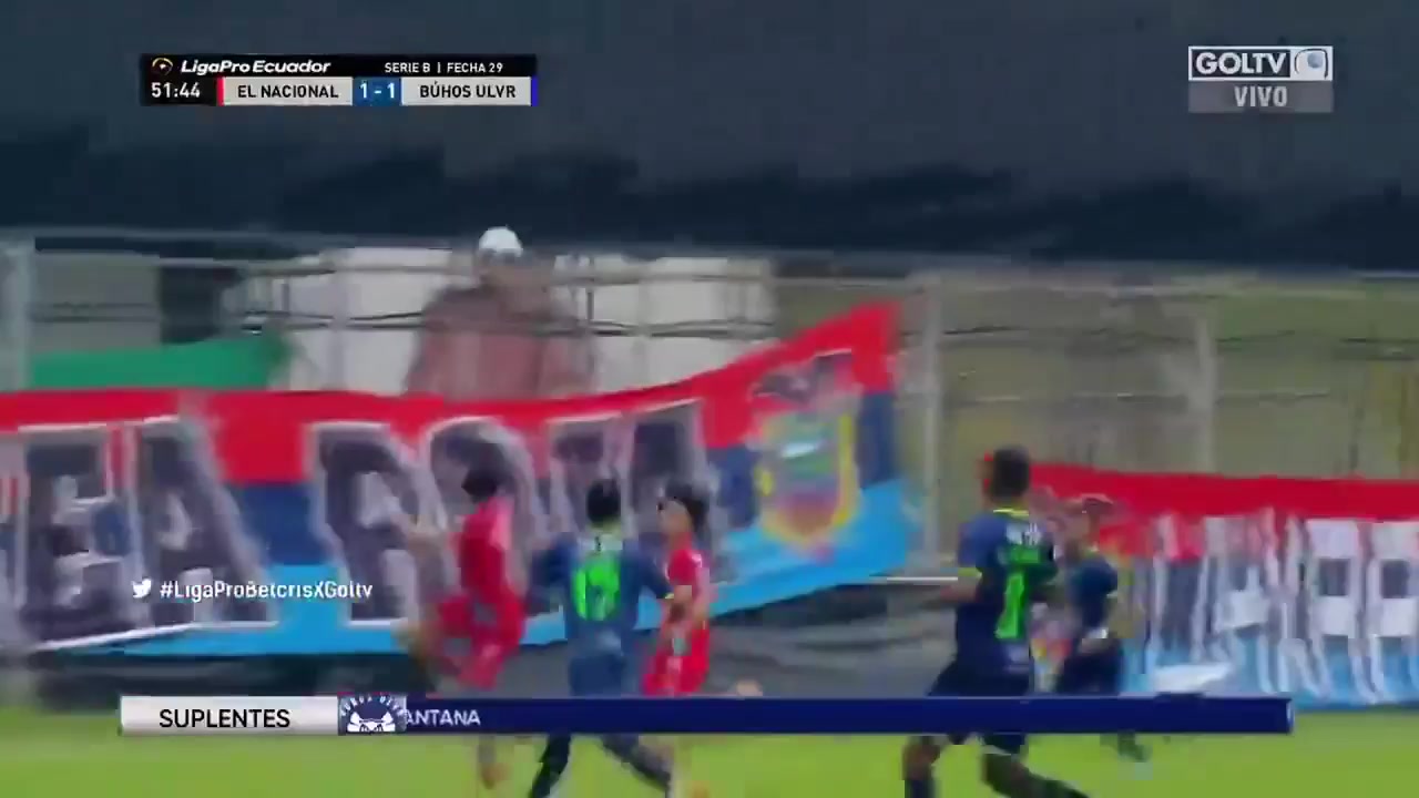 EC D2 CD El Nacional Vs Buhos ULVR  Goal in 54 min, Score 2:1