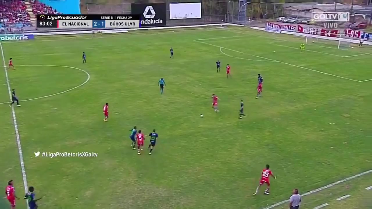 EC D2 CD El Nacional Vs Buhos ULVR  Goal in 85 min, Score 3:1