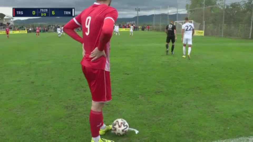 SVK Cup Trencianske Stankovce Vs Spartak Trnava  Goal in 83 min, Score 0:6