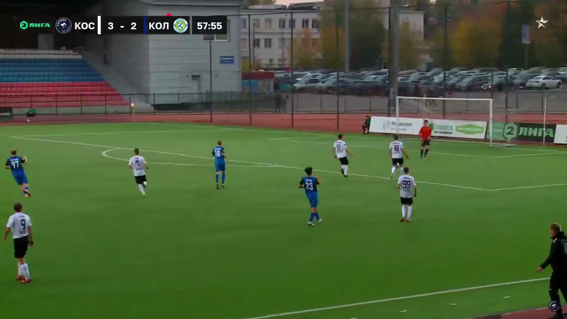 RUS D2 FK Kosmos Dolgoprudny Vs FK Kolomna 60 phút Vào, ghi bàn 4:2