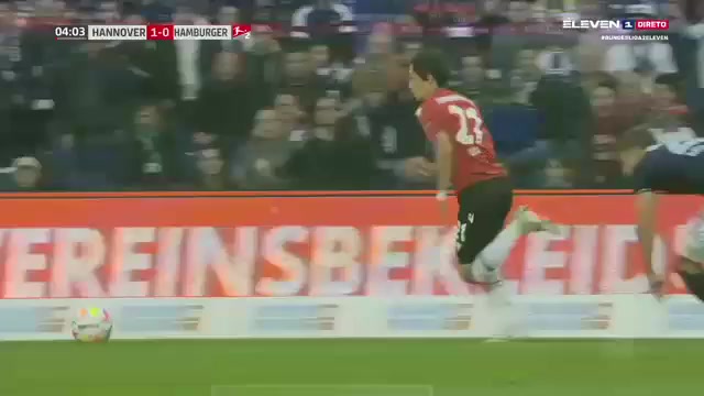 GER D2 Hannover 96 Vs Hamburger SV 3 phút Sei MuroyaVào, ghi bàn 1:0