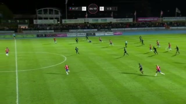 DEN D1 Hvidovre IF Vs Vejle  Goal in 88 min, Score 1:1