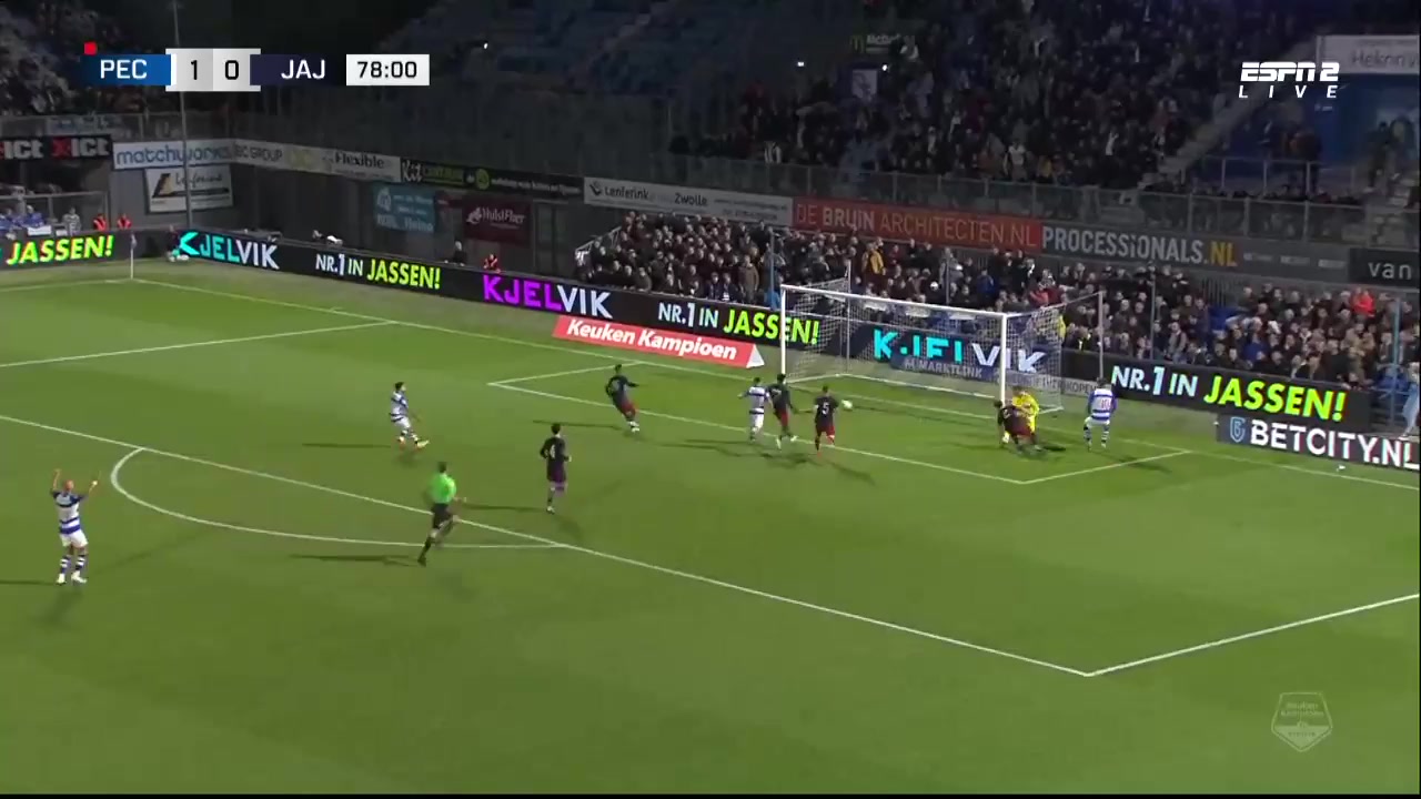 HOL D2 PEC Zwolle Vs Jong Ajax (Youth) 80 phút Vào, ghi bàn 1:1