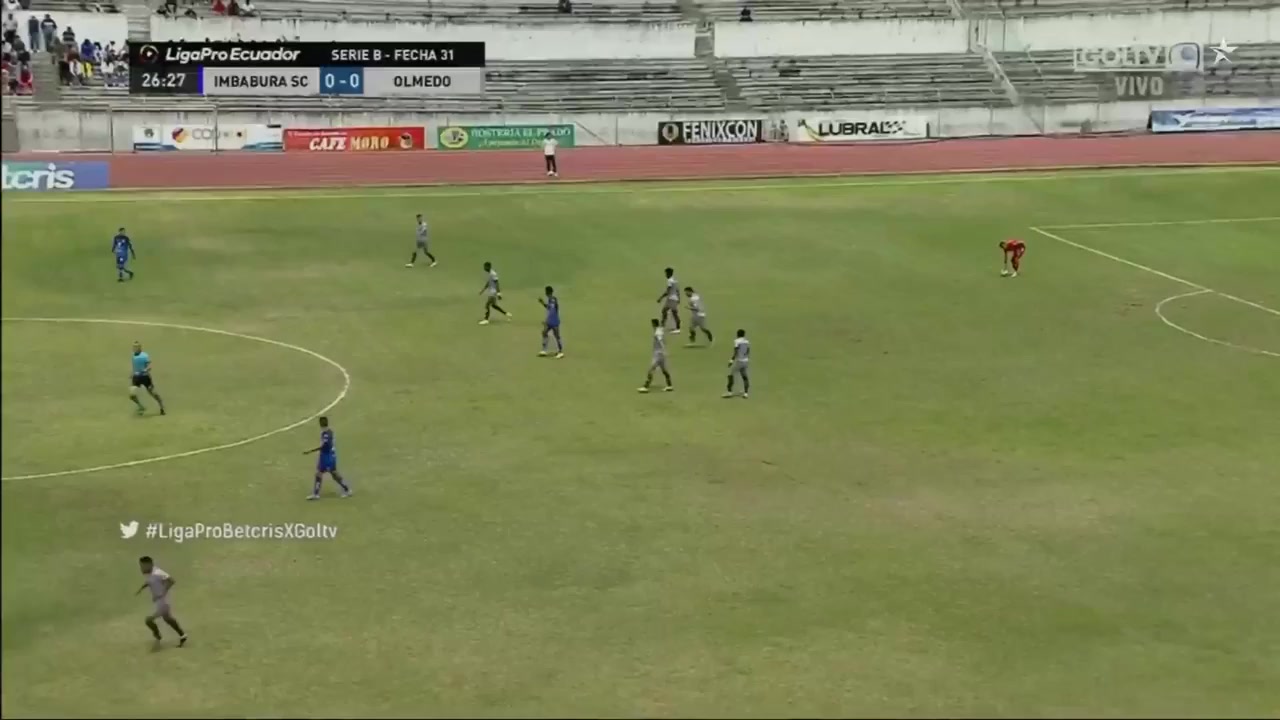 EC D2 SC Imbabura Vs Olmedo Riobamba  Goal in 27 min, Score 1:0