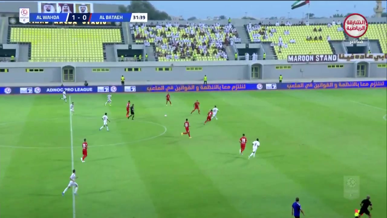 UAE LP Al Bataeh Vs Al Wehda(UAE)  Goal in 31 min, Score 0:2