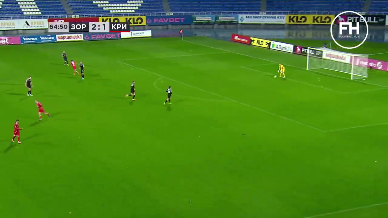 UKR D1 Zorya Vs Kryvbas  Goal in 66 min, Score 2:2