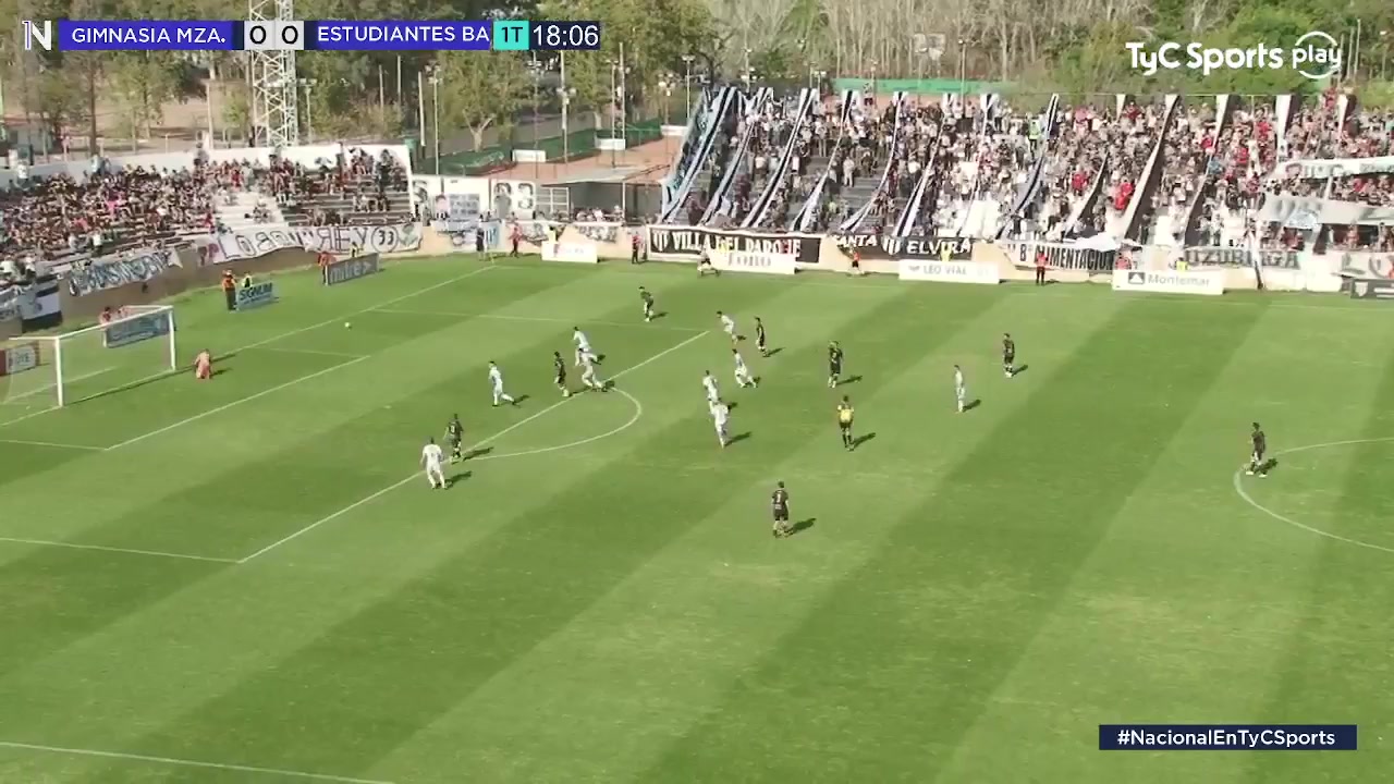 ARG D2 Gimnasia Mendoza Vs Estudiantes de Caseros 18 phút Vào, ghi bàn 1:0