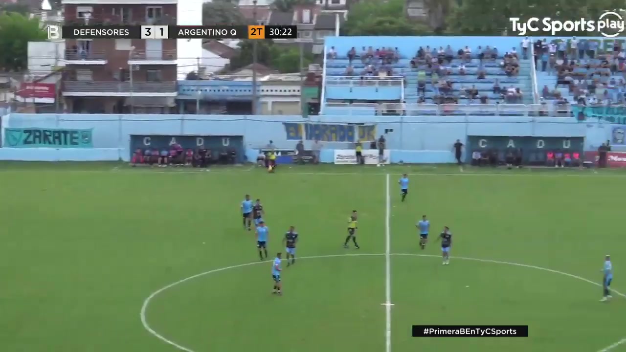 ARG B M Defensores Unidos Vs Argentino de Quilmes 76 phút Vào, ghi bàn 4:1