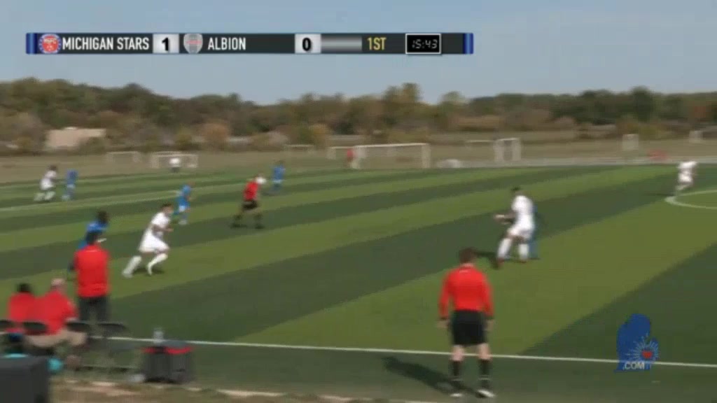 NISA Michigan Stars Vs Albion San Diego 17 phút Vào, ghi bàn 2:0