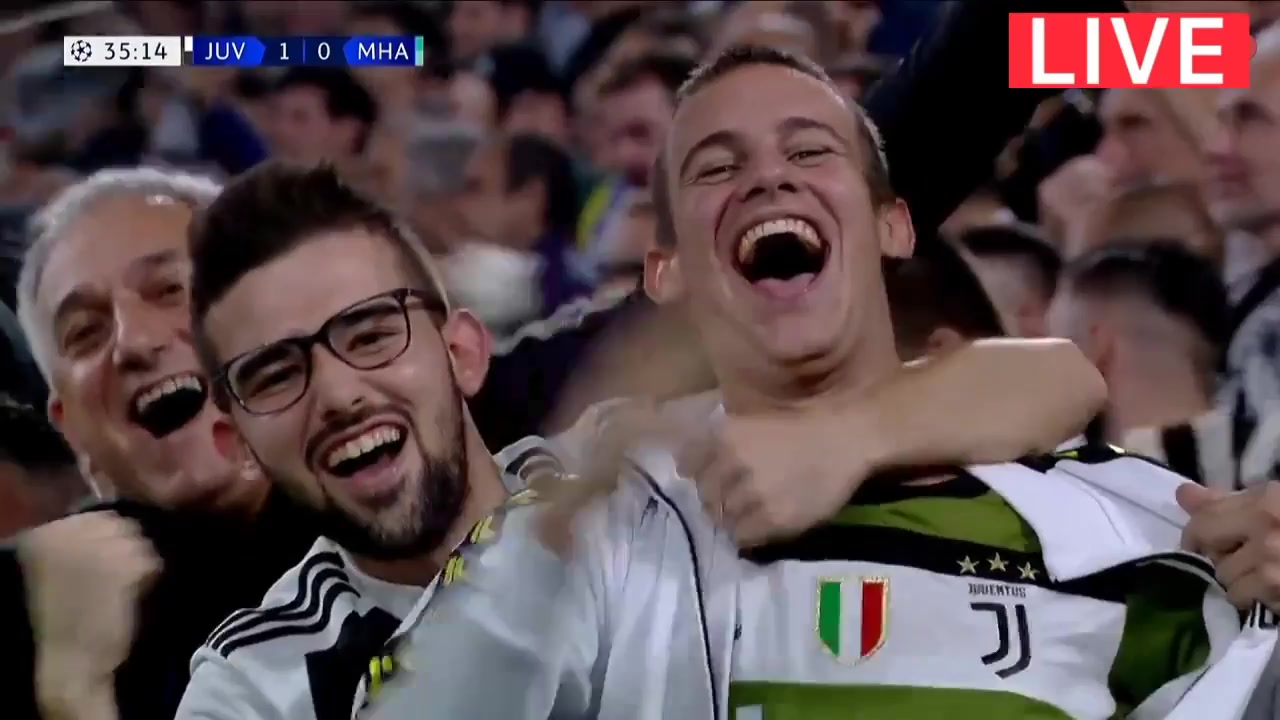 UEFA CL Juventus Vs Maccabi Haifa Adrien Rabiot Goal in 35 min, Score 1:0