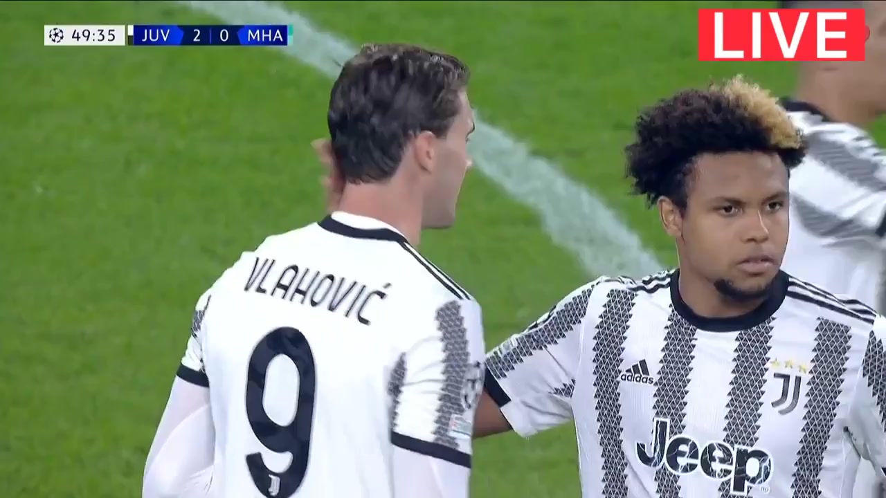 UEFA CL Juventus Vs Maccabi Haifa  Goal in 50 min, Score 2:0