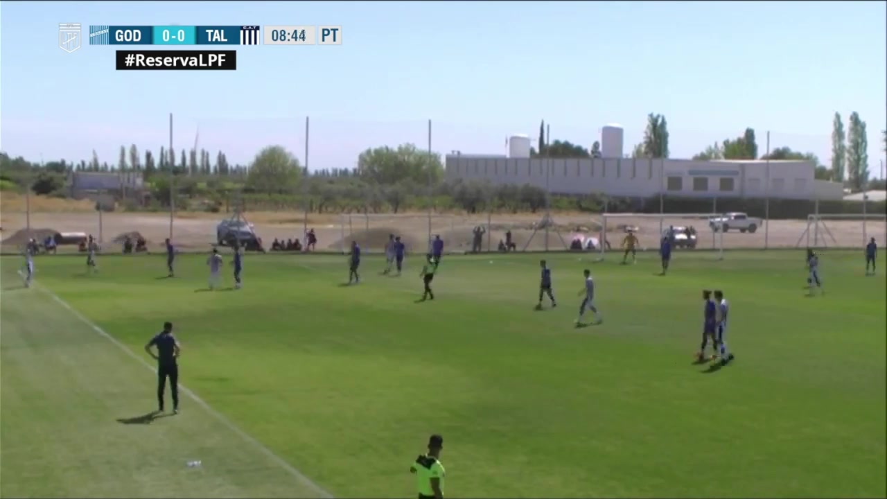 AR L（R） Godoy Cruz Reserves Vs Talleres Cordoba Reserve  Goal in 9 min, Score 0:1