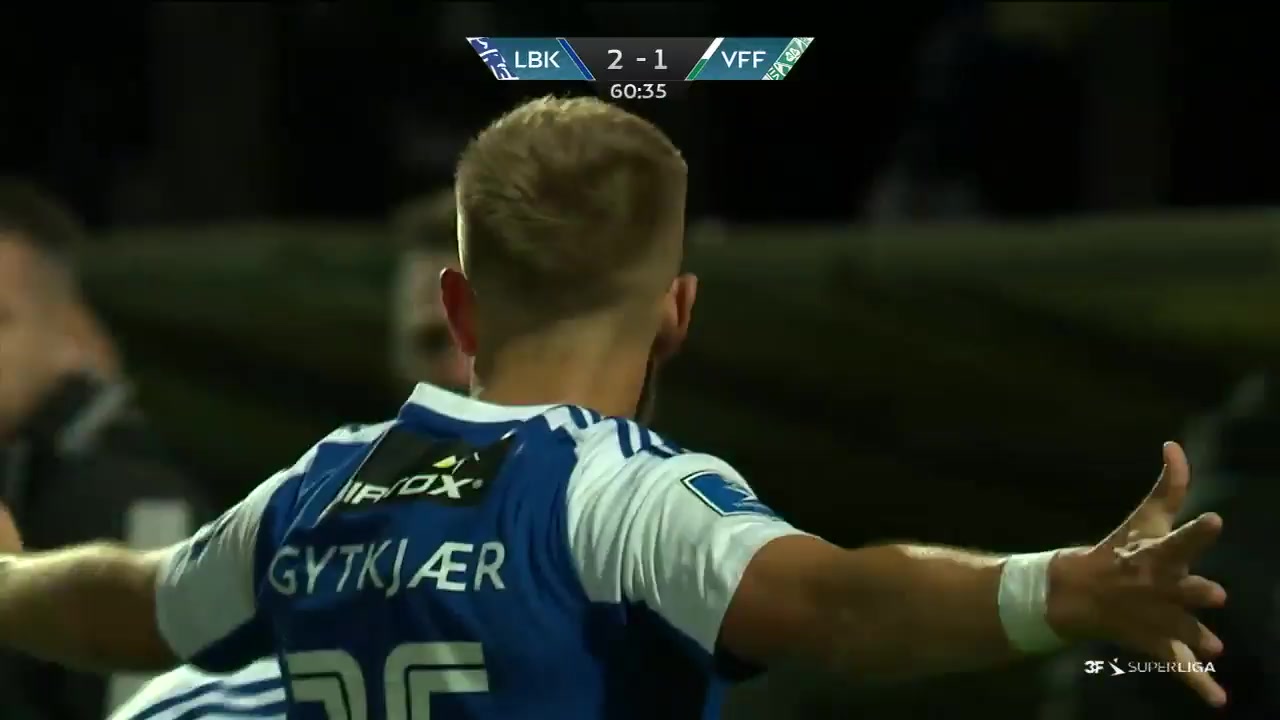 DEN SASL Lyngby Vs Viborg  Goal in 61 min, Score 2:1