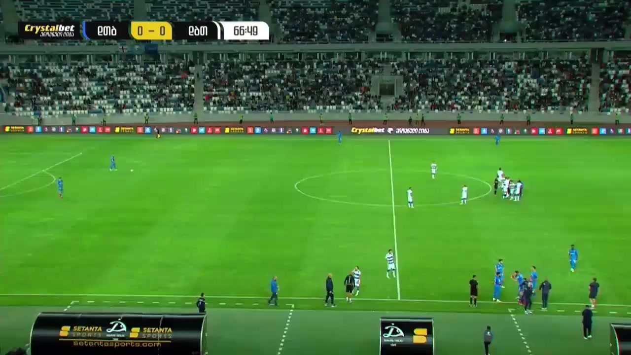 GEO D1 Dinamo Tbilisi Vs Dinamo Batumi 69 phút Vào, ghi bàn 1:0