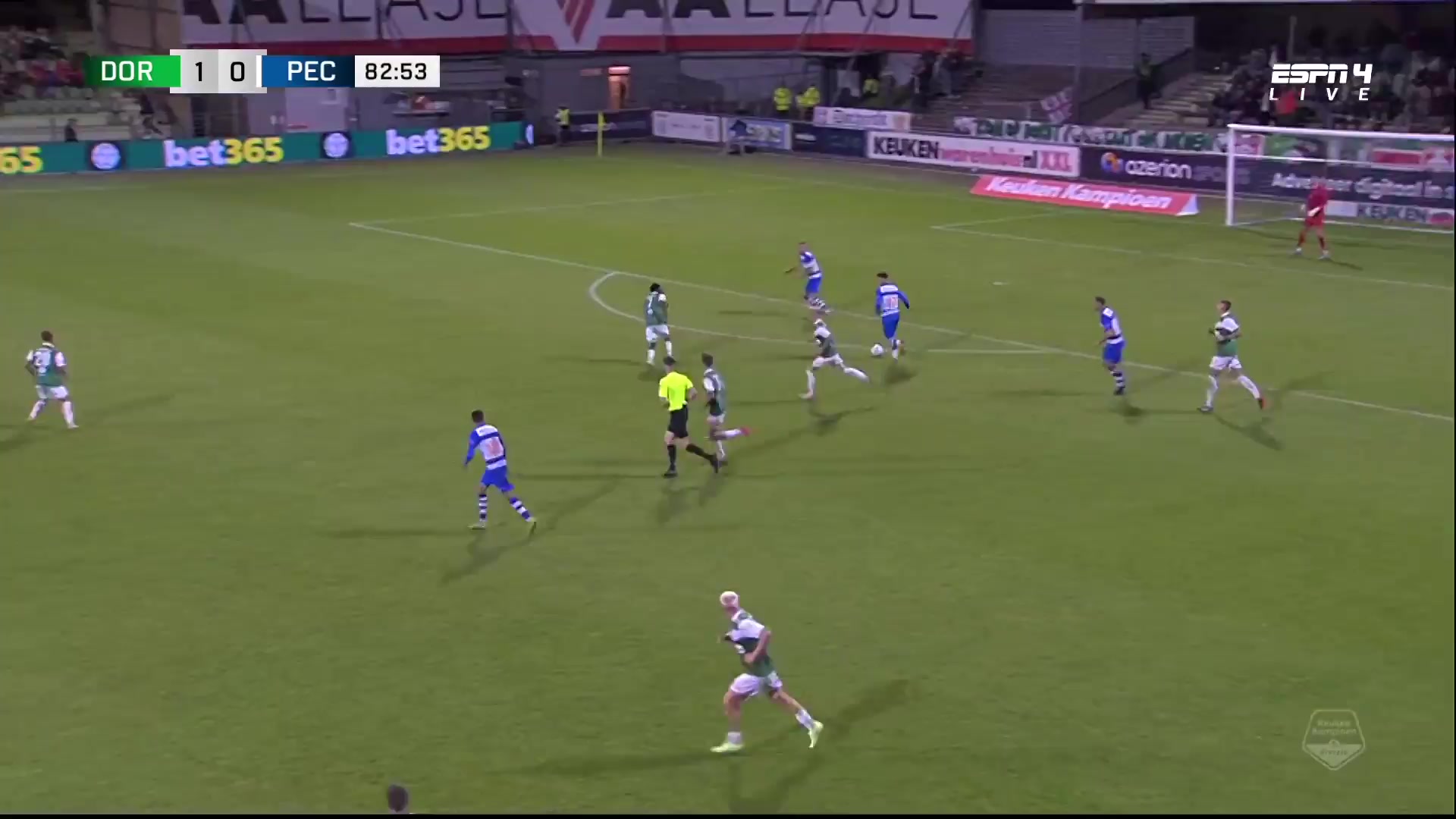 HOL D2 Dordrecht Vs PEC Zwolle 85 phút Vào, ghi bàn 2:0