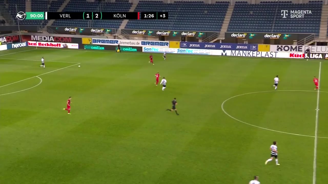 GER D3 SC Verl Vs Viktoria koln 94 phút Vào, ghi bàn 2:2