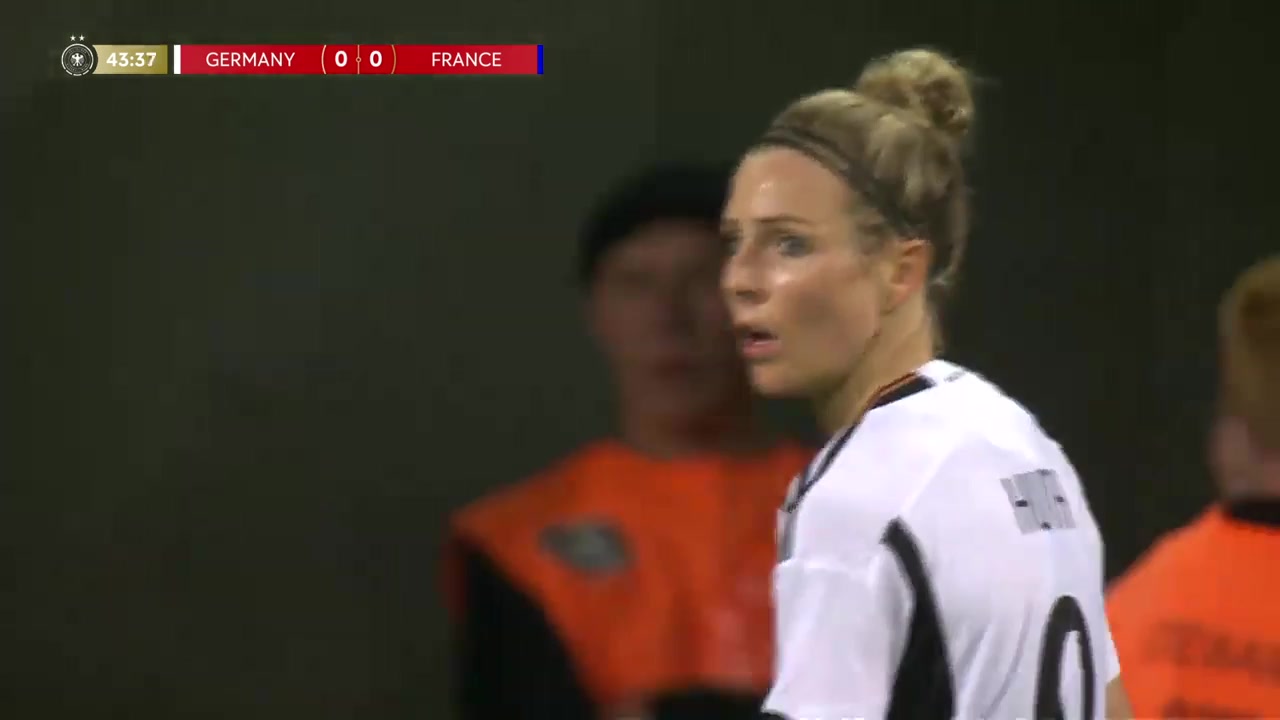 INT FRL Germany (w) Vs France (w)  Goal in 44 min, Score 1:0