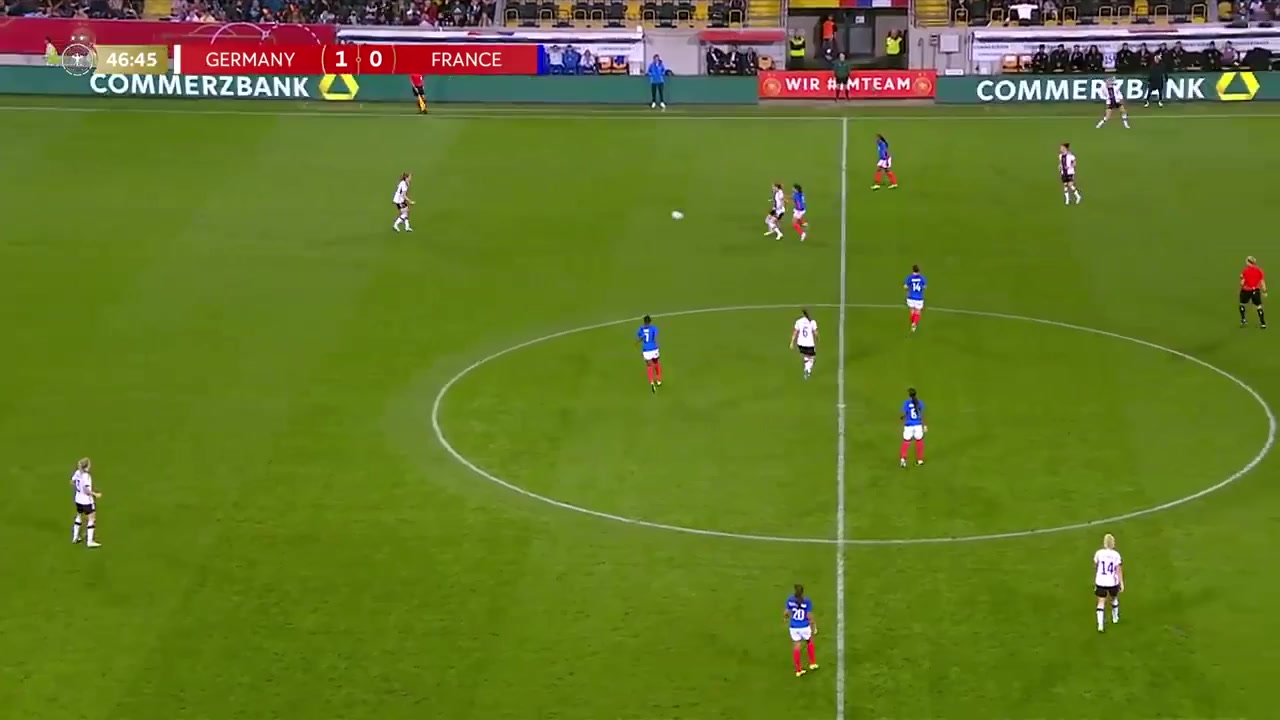 INT FRL Germany (w) Vs France (w)  Goal in 48 min, Score 2:0