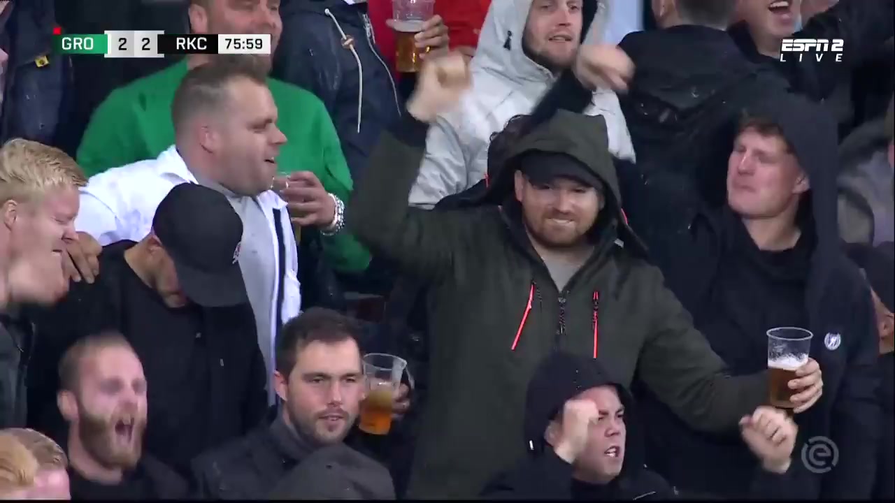 HOL D1 Groningen Vs RKC Waalwijk 76 phút Vào, ghi bàn 2:2