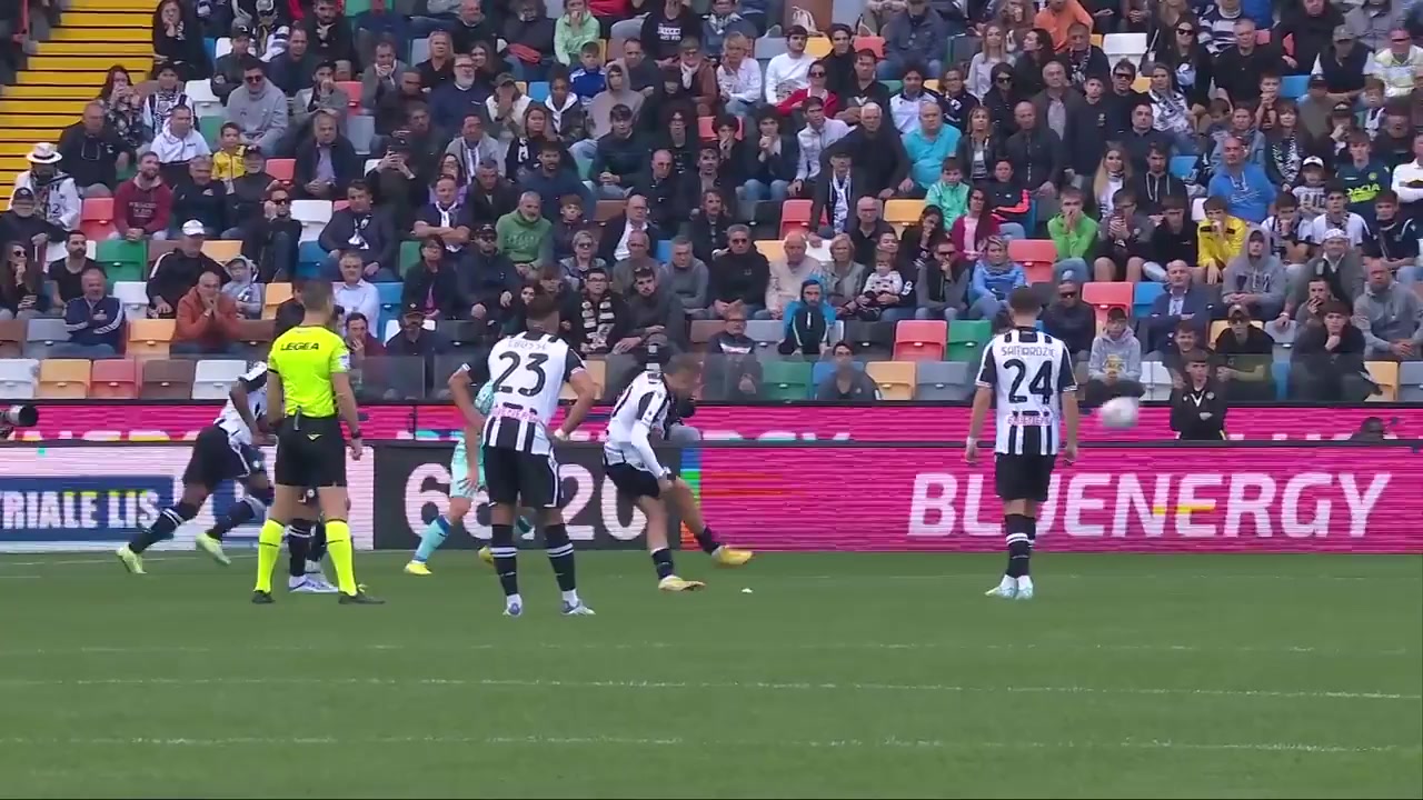 Serie A Udinese Vs Atalanta 67 phút Gerard DeulofeuVào, ghi bàn 1:2