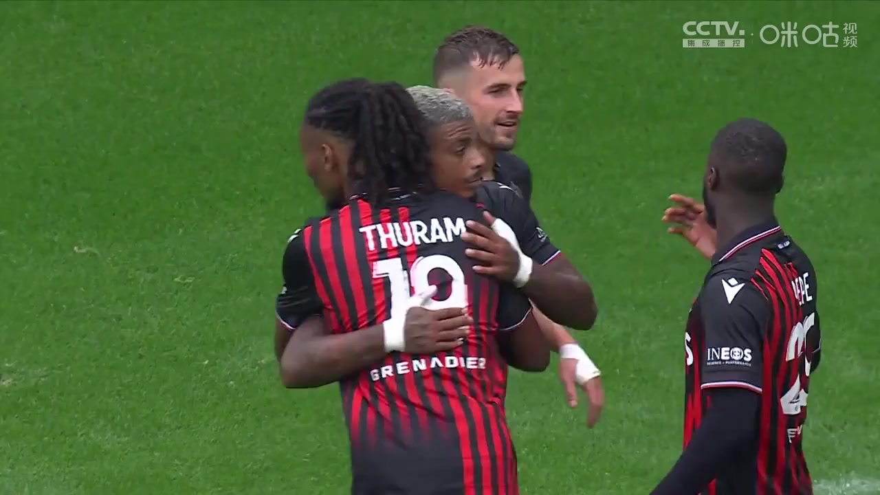 Ligue1 Nice Vs Troyes 37 phút Andy DelortVào, ghi bàn 2:0