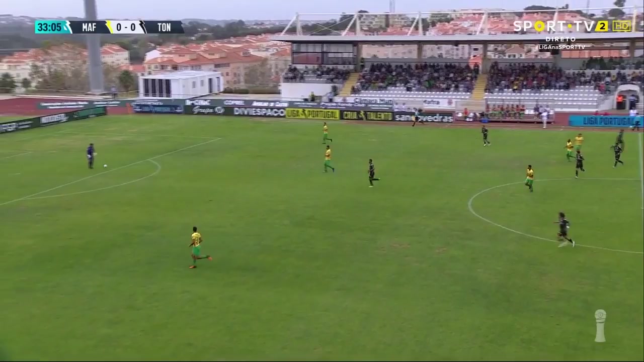 POR D2 CD Mafra Vs CD Tondela Guilherme Filipe Salgado Ferreira Goal in 34 min, Score 1:0