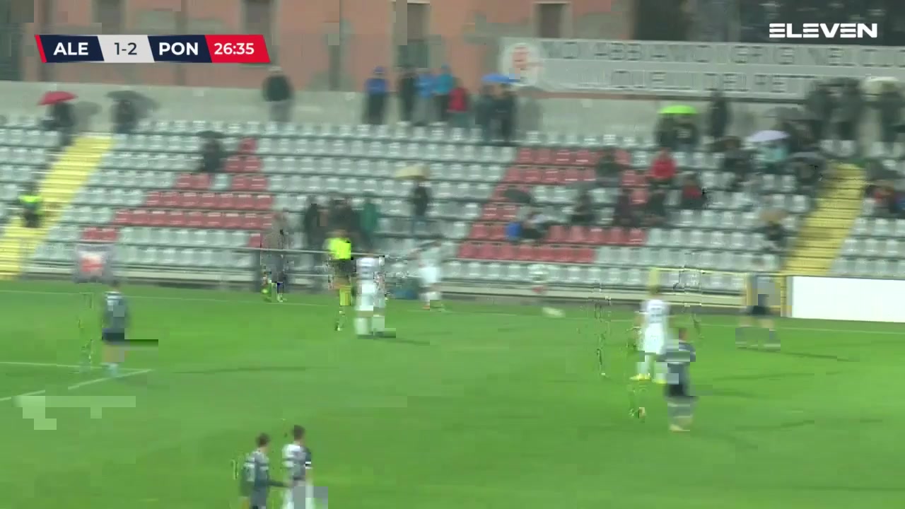 ITA C1 Alessandria Vs Pontedera 28 phút Vào, ghi bàn 1:3