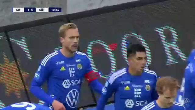 SWE D1 GIF Sundsvall Vs IFK Goteborg Pontus Engblom Goal in 10 min, Score 1:0