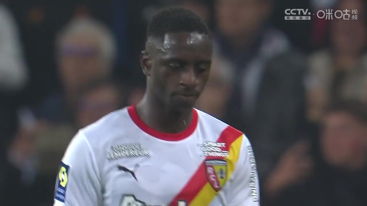 Ligue1 Lille Vs Lens  Goal in 43 min, Score 1:0