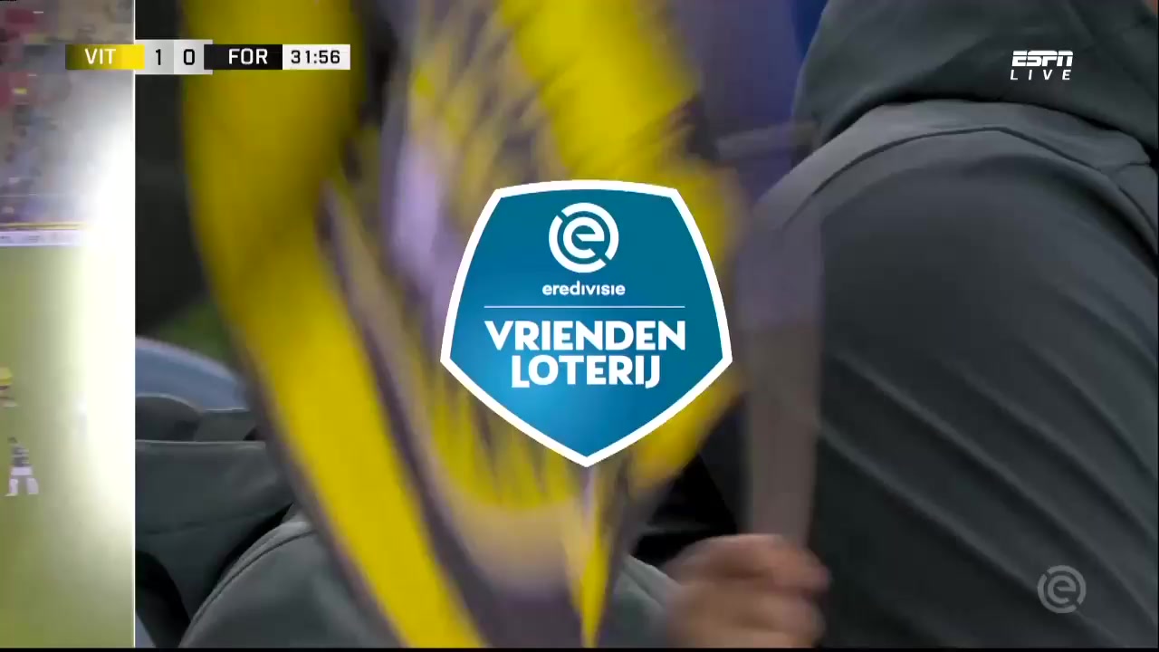 HOL D1 Vitesse Arnhem Vs Fortuna Sittard 31 phút Vào, ghi bàn 1:0