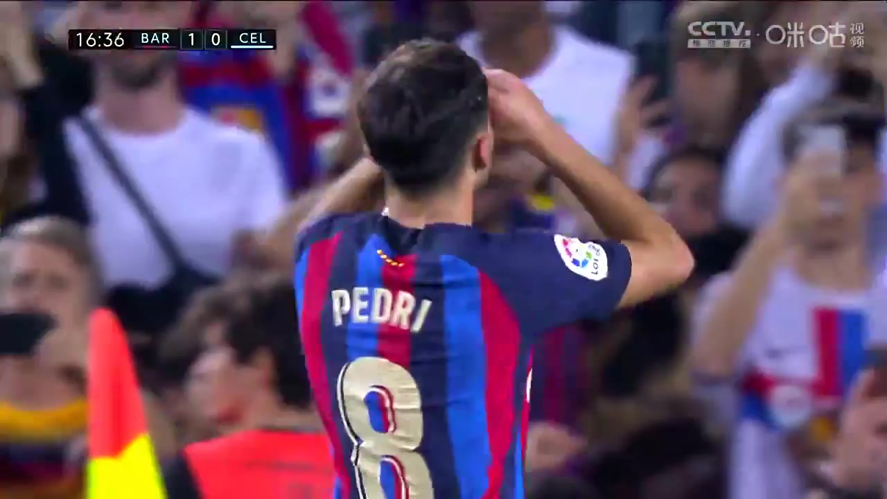 Laliga1 FC Barcelona Vs Celta Vigo 16 phút Vào, ghi bàn 1:0