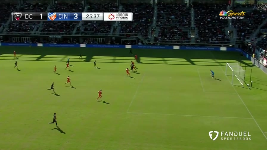 MLS DC United Vs FC Cincinnati Ravel Morrison Goal in 25 min, Score 1:3