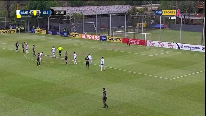 PAR D1 Sportivo Ameliano Vs Olimpia Asuncion  Goal in 22 min, Score 0:1