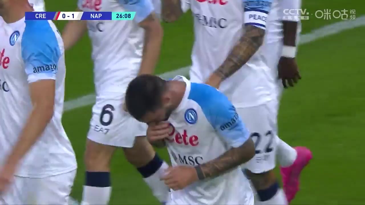 Serie A Cremonese Vs Napoli 24 phút Matteo PolitanoVào, ghi bàn 0:1