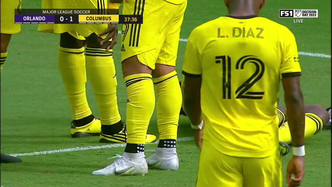 MLS Orlando City Vs Columbus Crew Derrick Etienne Goal in 37 min, Score 0:1
