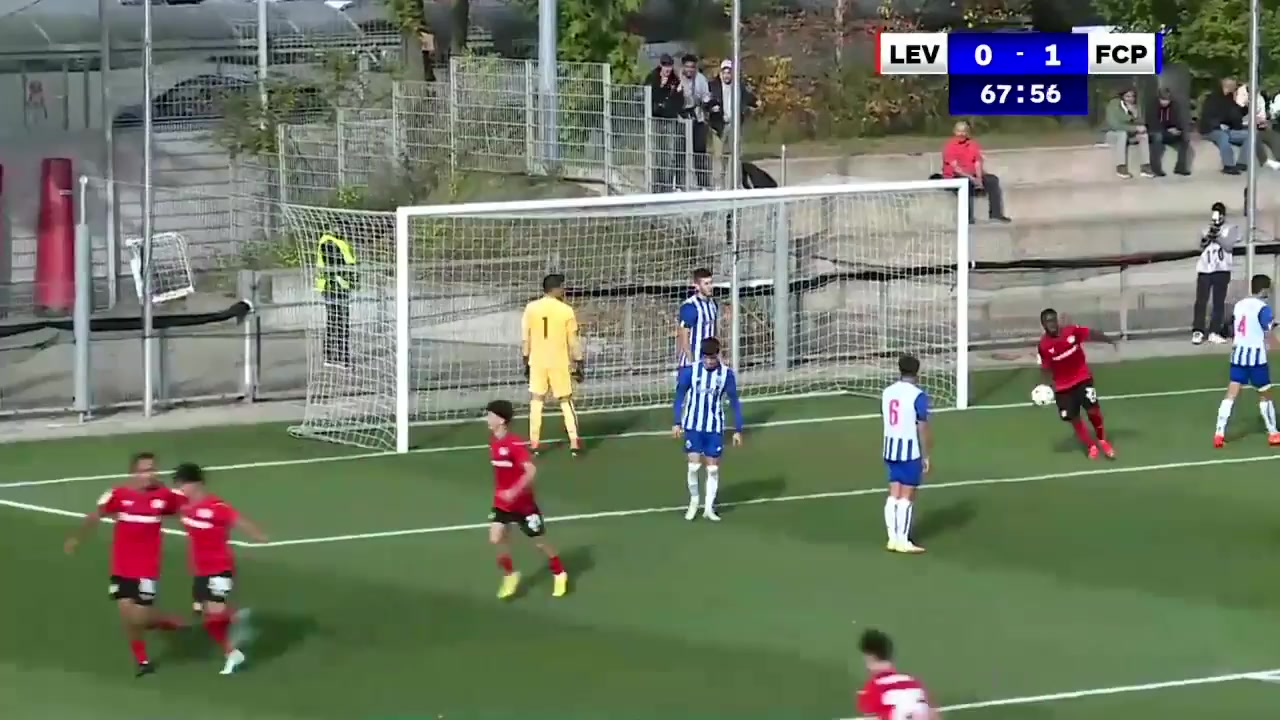 1327 Bayer Leverkusen U19 Vs FC Porto U19 69 skor gol , skor 1:1