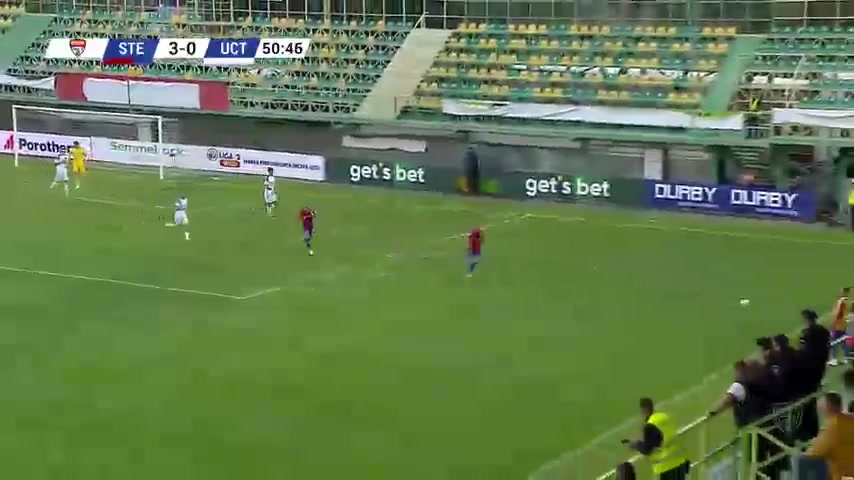 ROM D2 CSA Steaua Bucuresti Vs Unirea Constanta  Goal in 52 min, Score 4:0