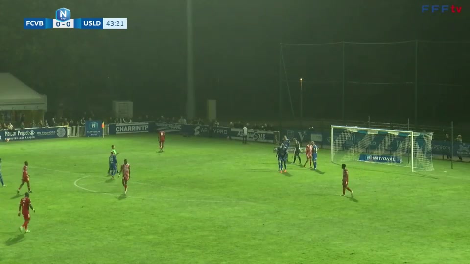 FRA D3 Villefranche Vs USL Dunkerque 44 phút Vào, ghi bàn 0:1