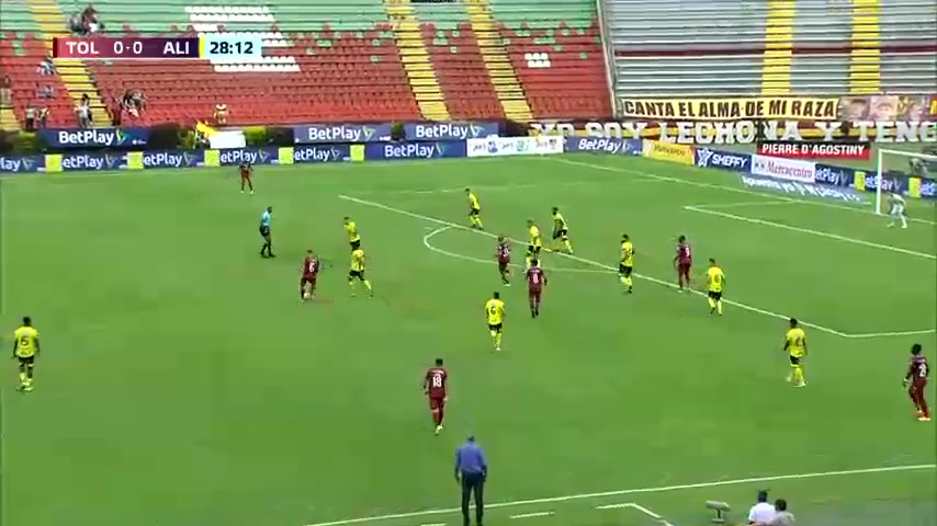 250 Deportes Tolima Vs Alianza Petrolera 28 skor gol , skor 1:0